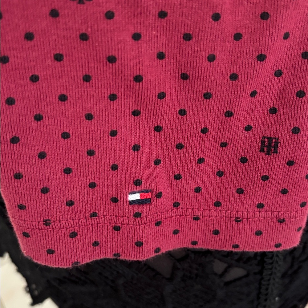 Tommy Hilfiger Stylish Maroon Long Sleeve Top Size XXL - Picture 6 of 10